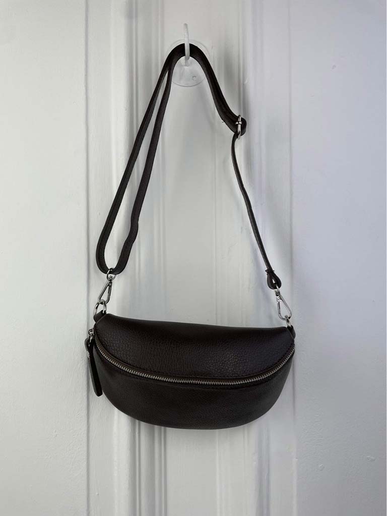 Leather Bumbag - Chocolate