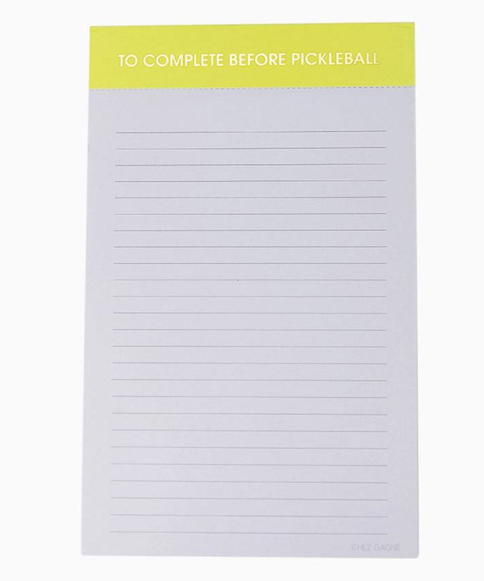 Lined Notepad - Pickleball