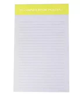 Lined Notepad - Pickleball