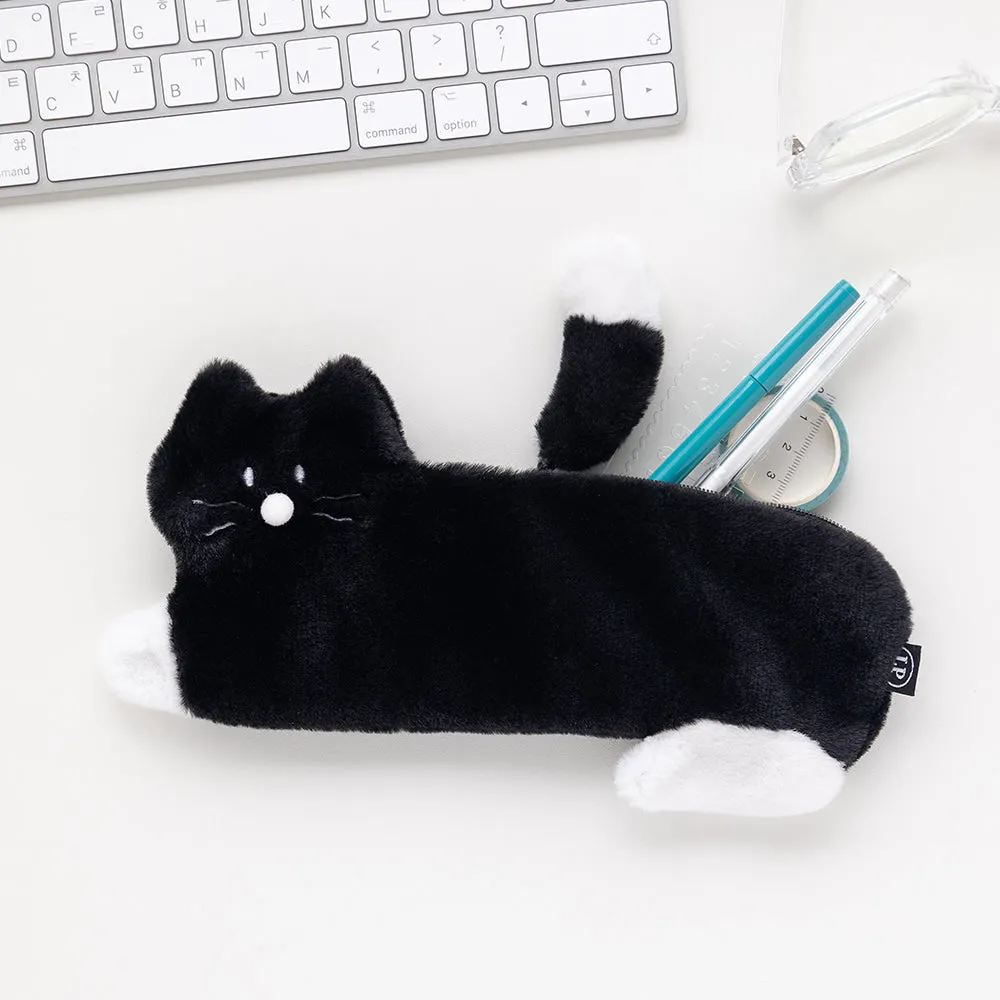 Little Paper Kity Cats Tails Slim Pencil Cases Cosmetics Pouches Stationery School Office Bags Gifts Purses Students Cute Teens 