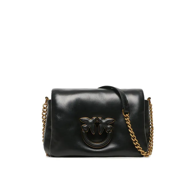 LOVE CLICK PUFF BABY SHEEP BAG Woman Black Limousine