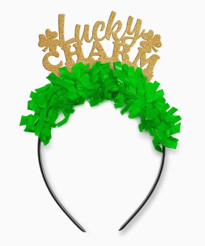 Lucky Charm Party Crown - Gold/Green - FINAL SALE