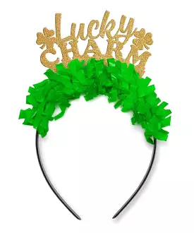 Lucky Charm Party Crown - Gold/Green - FINAL SALE