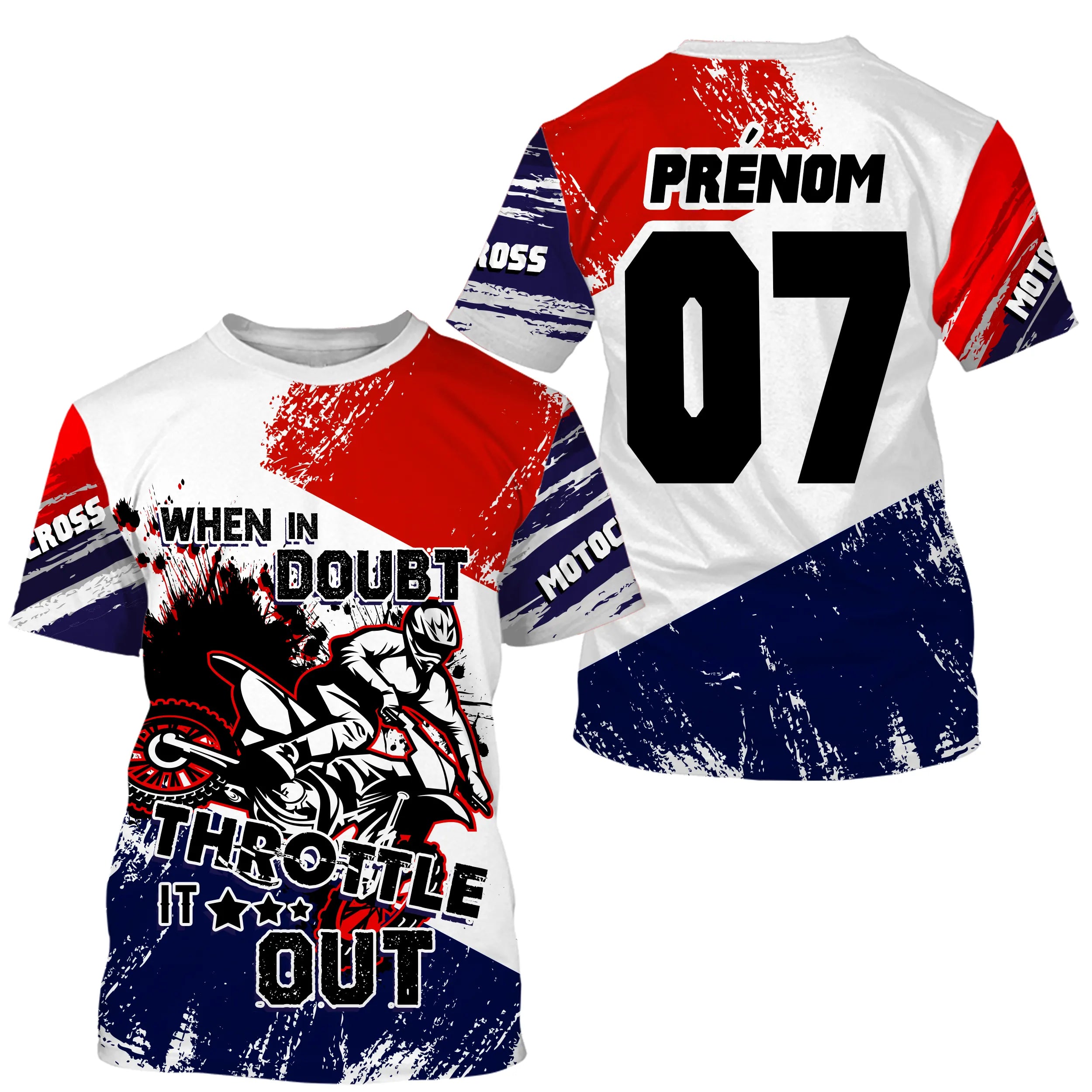 Maillot Cross Protection UV, Cadeau Personnalisé MX Passion, Dirt Bike Racing - CT19122236