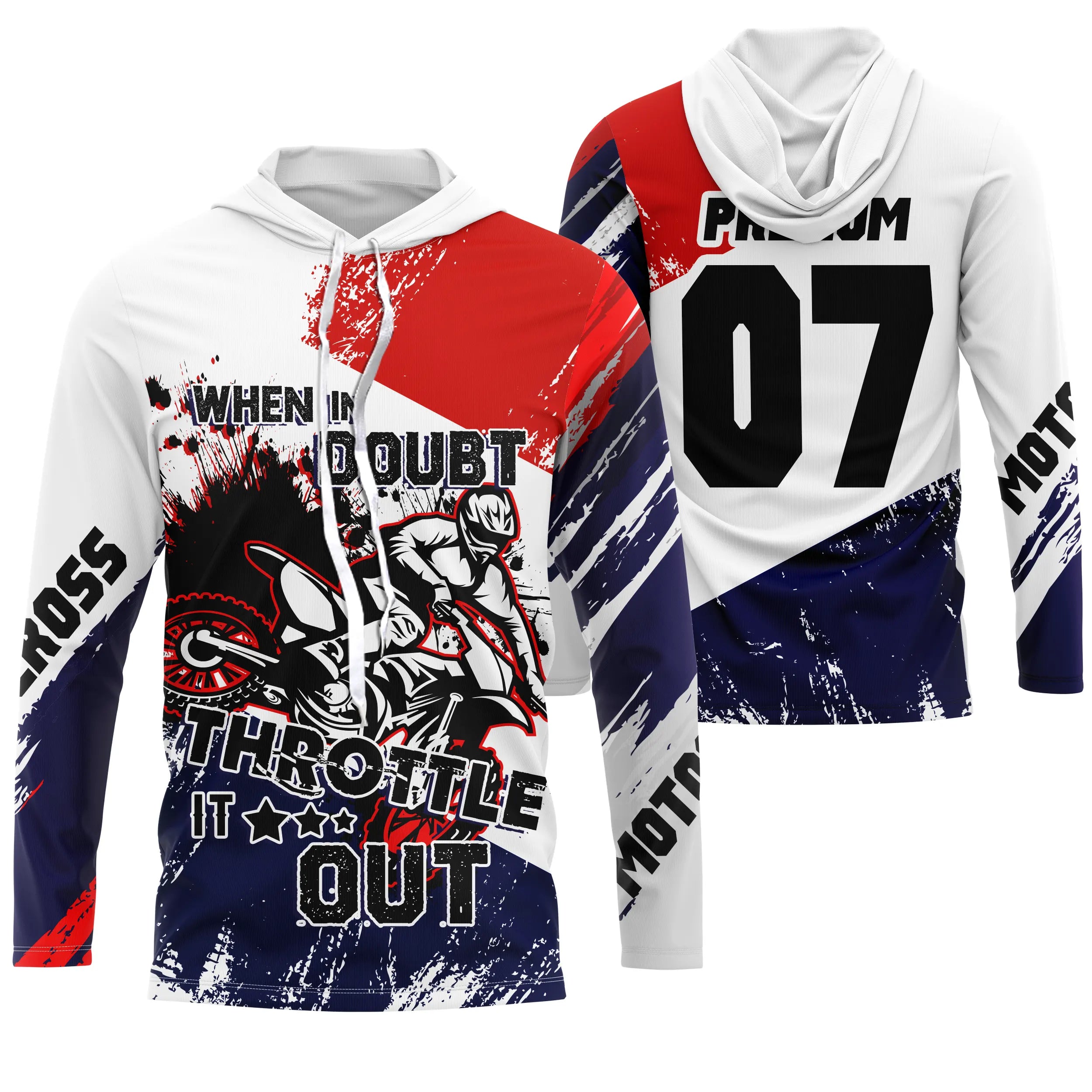 Maillot Cross Protection UV, Cadeau Personnalisé MX Passion, Dirt Bike Racing - CT19122236