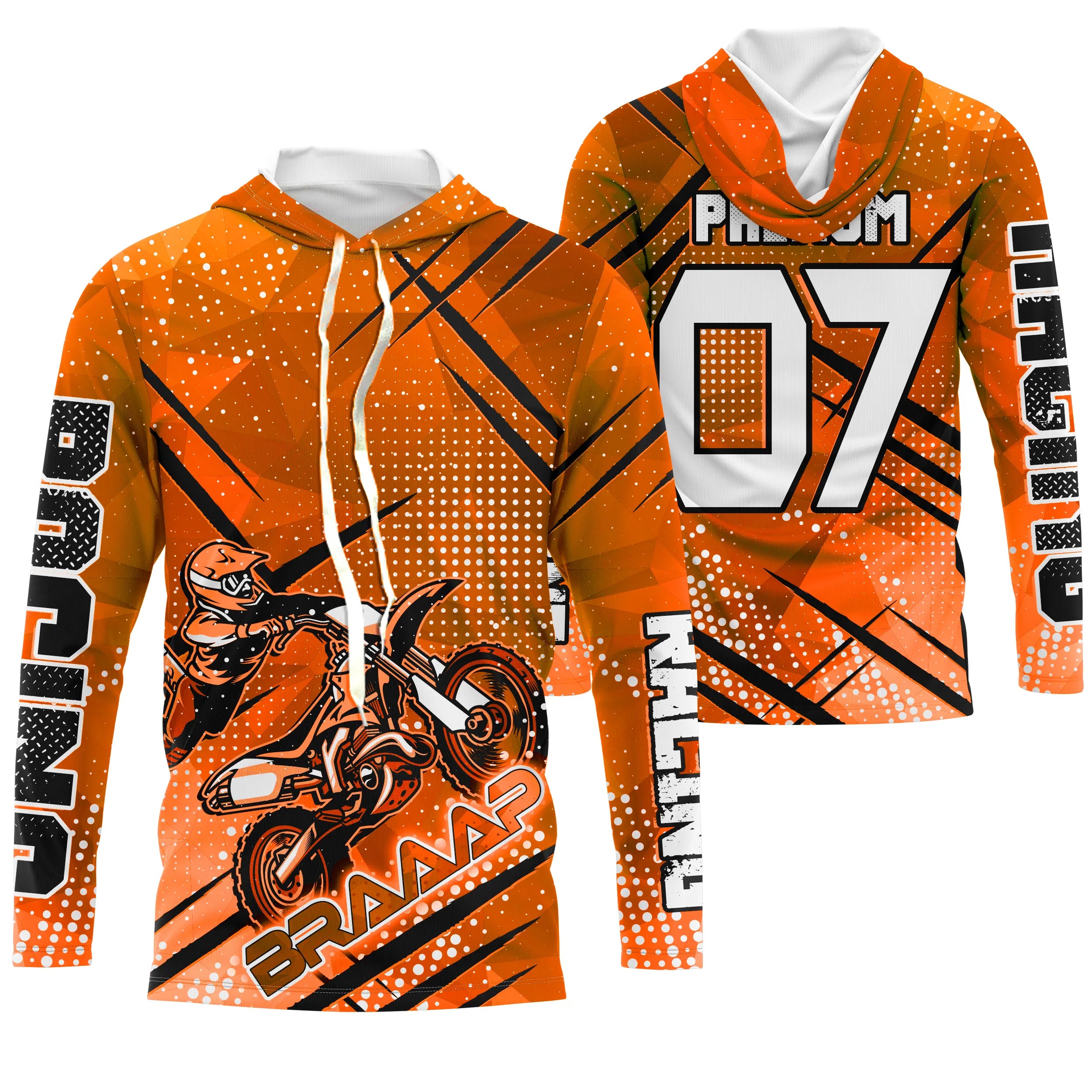 Maillot Cross Protection UV, Cadeau Personnalisé MX Passion, Dirt Bike Racing - CT19122237