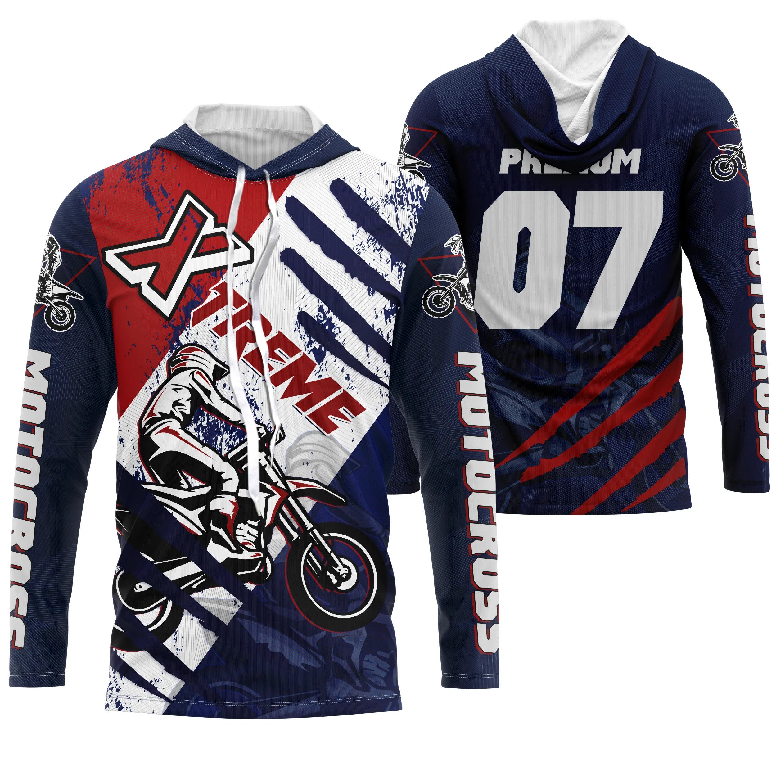 Maillot Cross Protection UV, Cadeau Personnalisé MX Passion, Extreme Racing - CT19122238