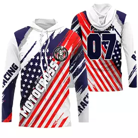 Maillot Cross Protection UV Personnalisé, Cadeau Original Pilote Moto Cross - MZ28122202