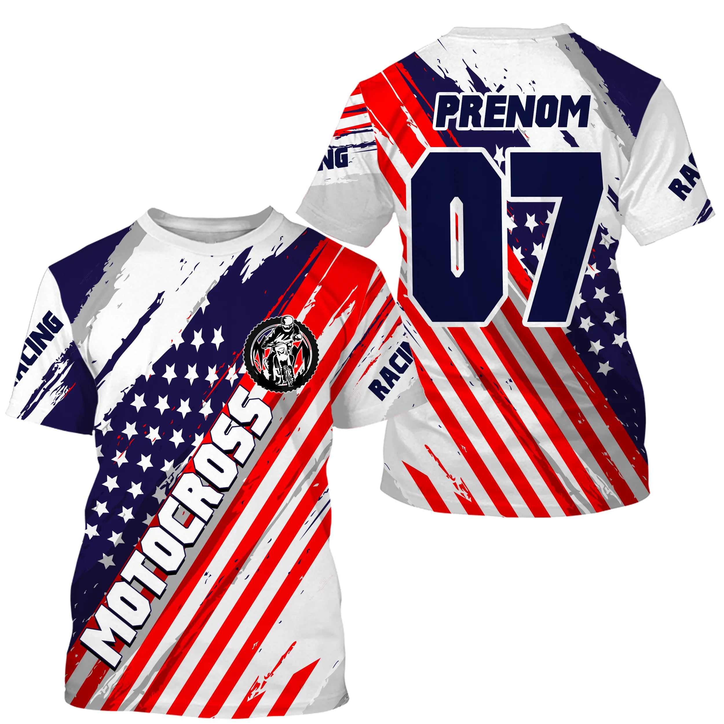 Maillot Cross Protection UV Personnalisé, Cadeau Original Pilote Moto Cross - MZ28122202