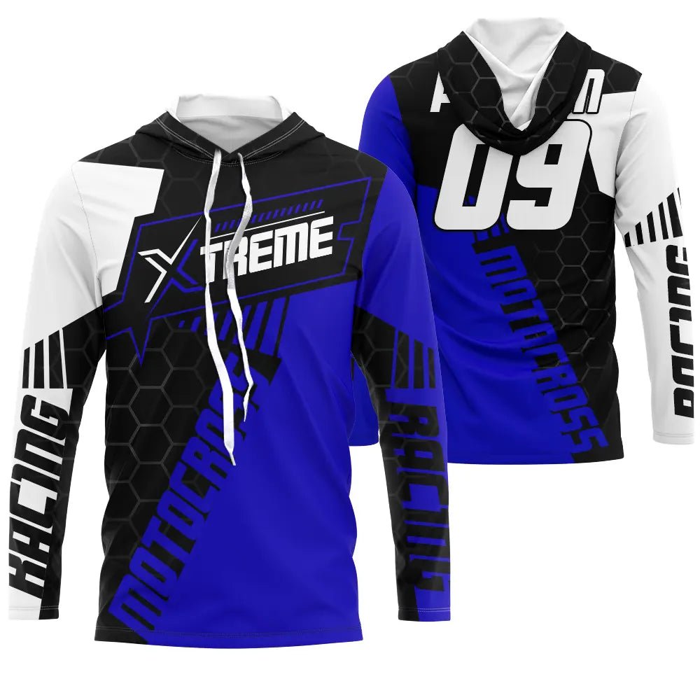 Maillot Cross Protection UV Personnalisé, MX Extrême Tout-Terrain, Dirt Bike Racing - CT19122233