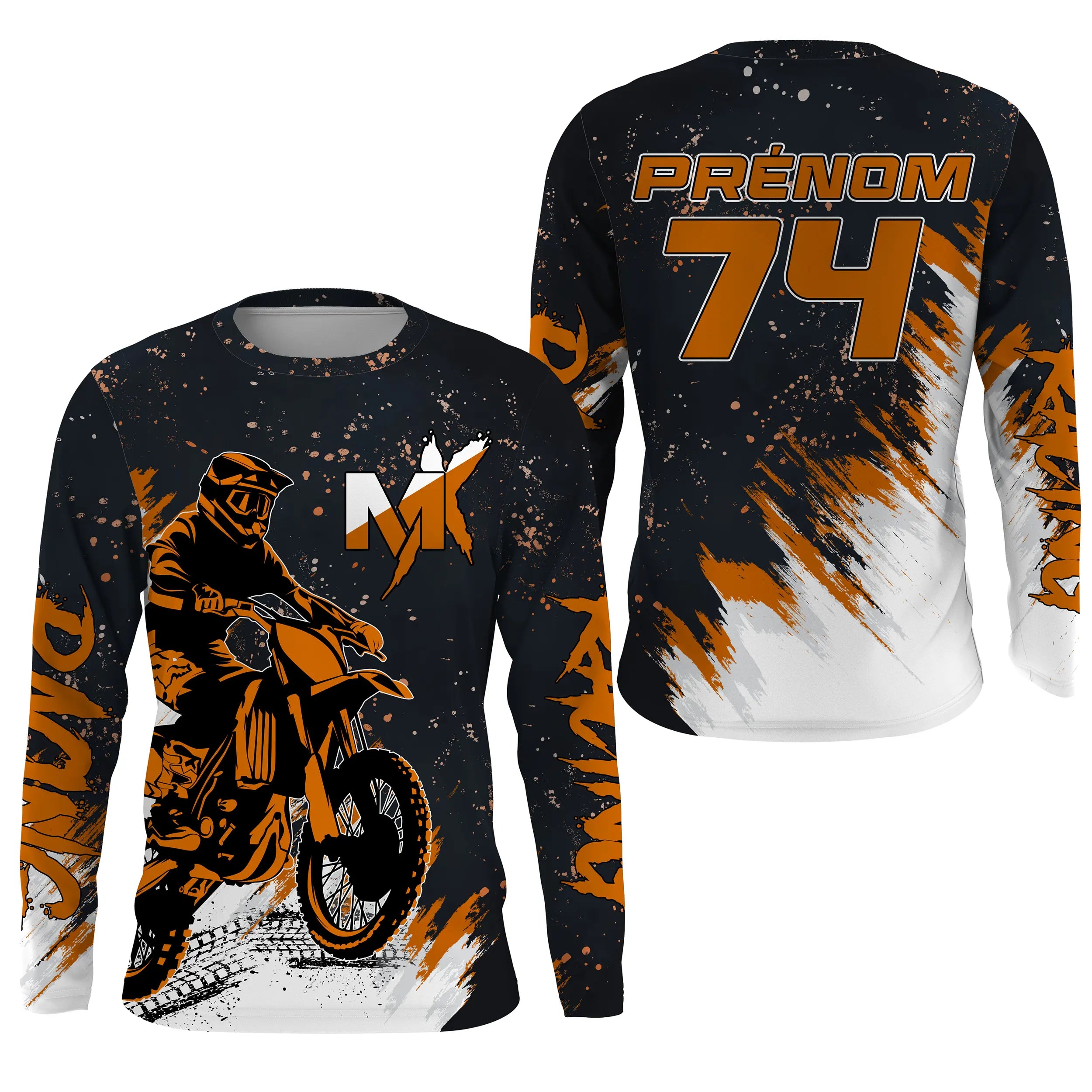 Maillot Cross Protection UV Personnalisé, MX Passion, Dirt Bike Racing - CT19122235