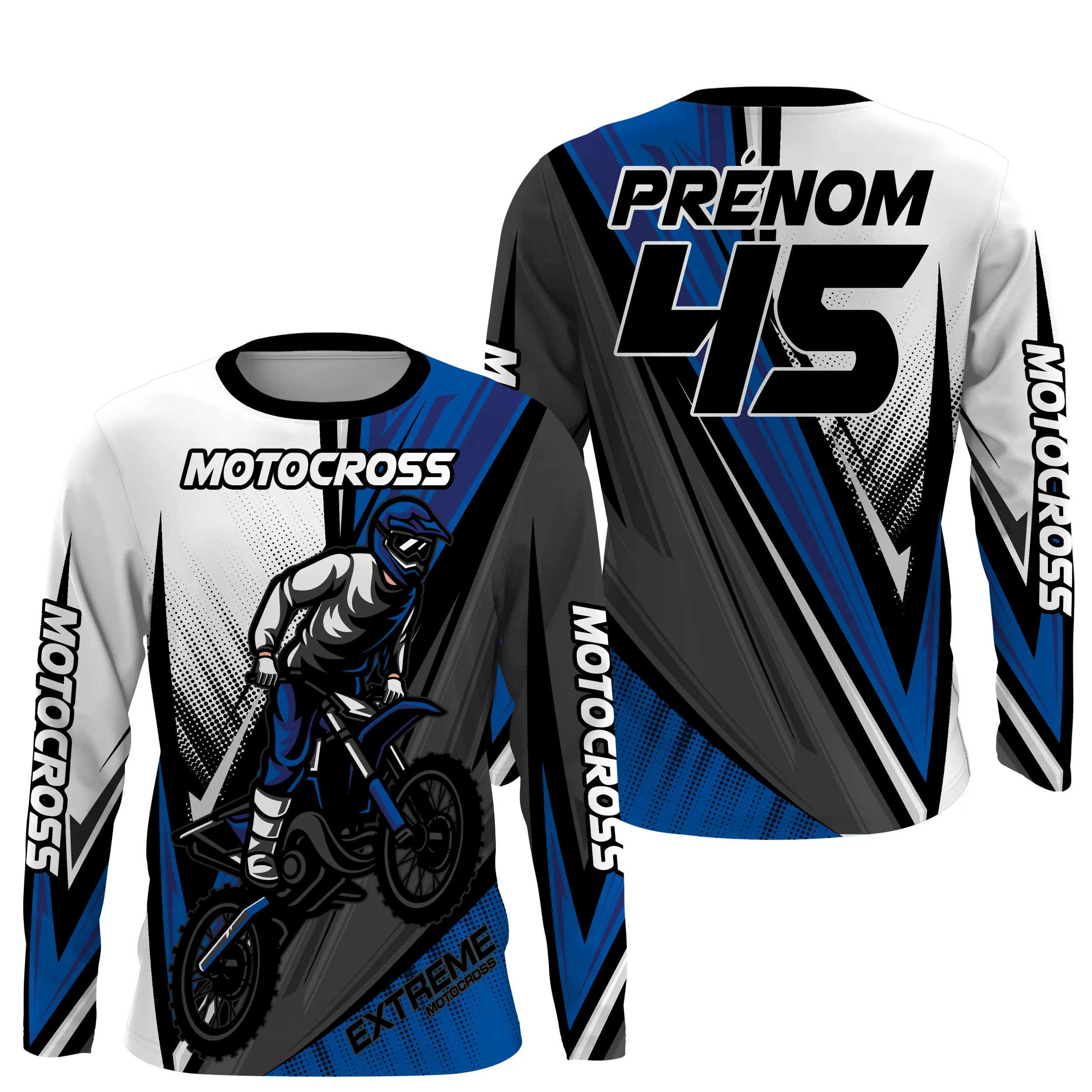 Maillot De Cross, Dirt Bike Extreme, Cadeau Personnalisé Fan Motos Tout-Terrain - CT15122235