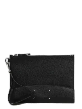 Maison Margiela 4-Stitch Embellished Clutch Bag