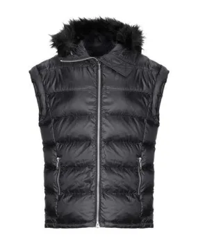 Michael Michael Kors Women Synthetic Down Jacket Black L INT