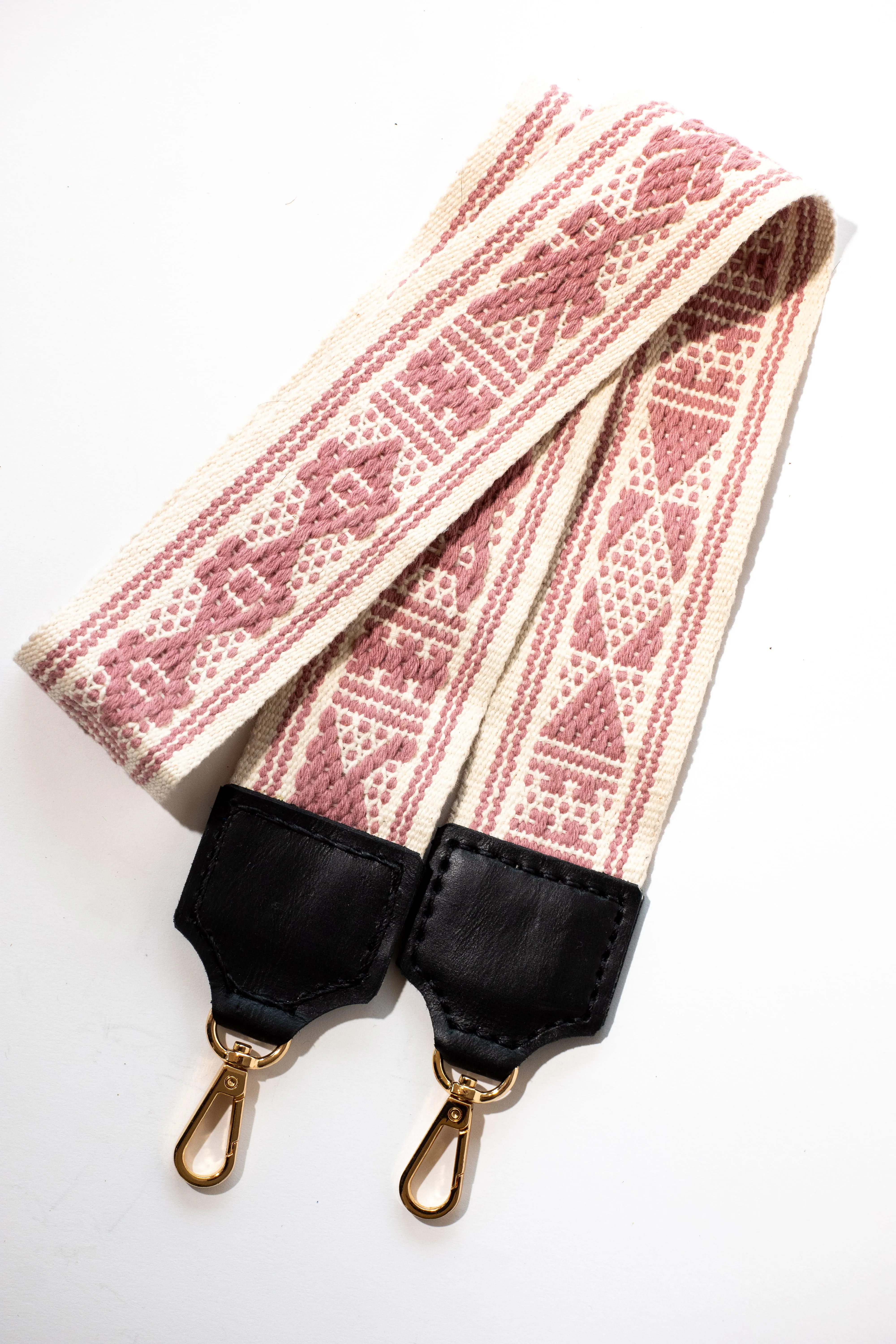 OAXACAN STRAP // WHITE + BLUSH