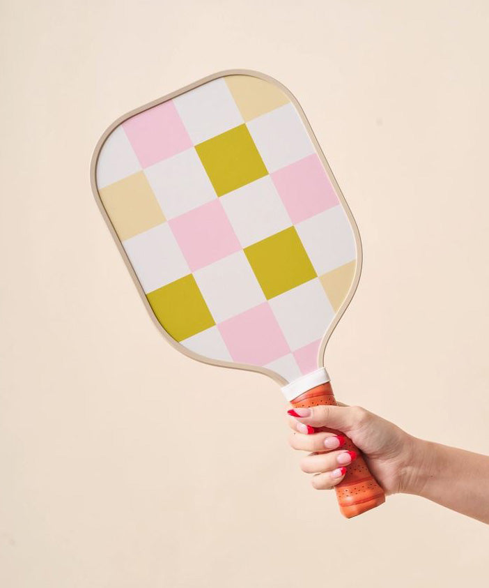 Pickleball Paddle - Check Green