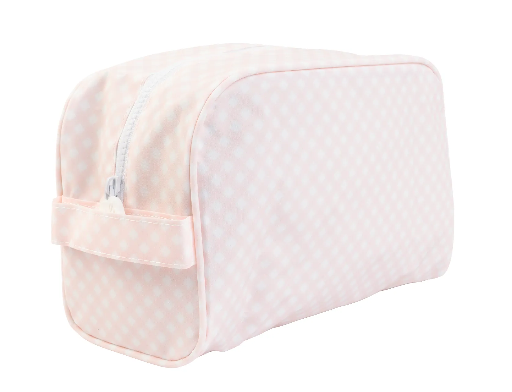 Pink Gingham Dopp Kit