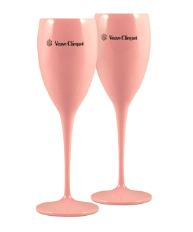 Plastic Champagne Flute - Pink