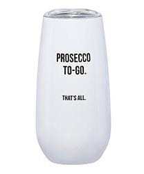 Prosecco To-Go Tumbler - White