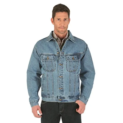 Reclaimed Vintage Men's Rugged Wear Unlined Denim Jacket