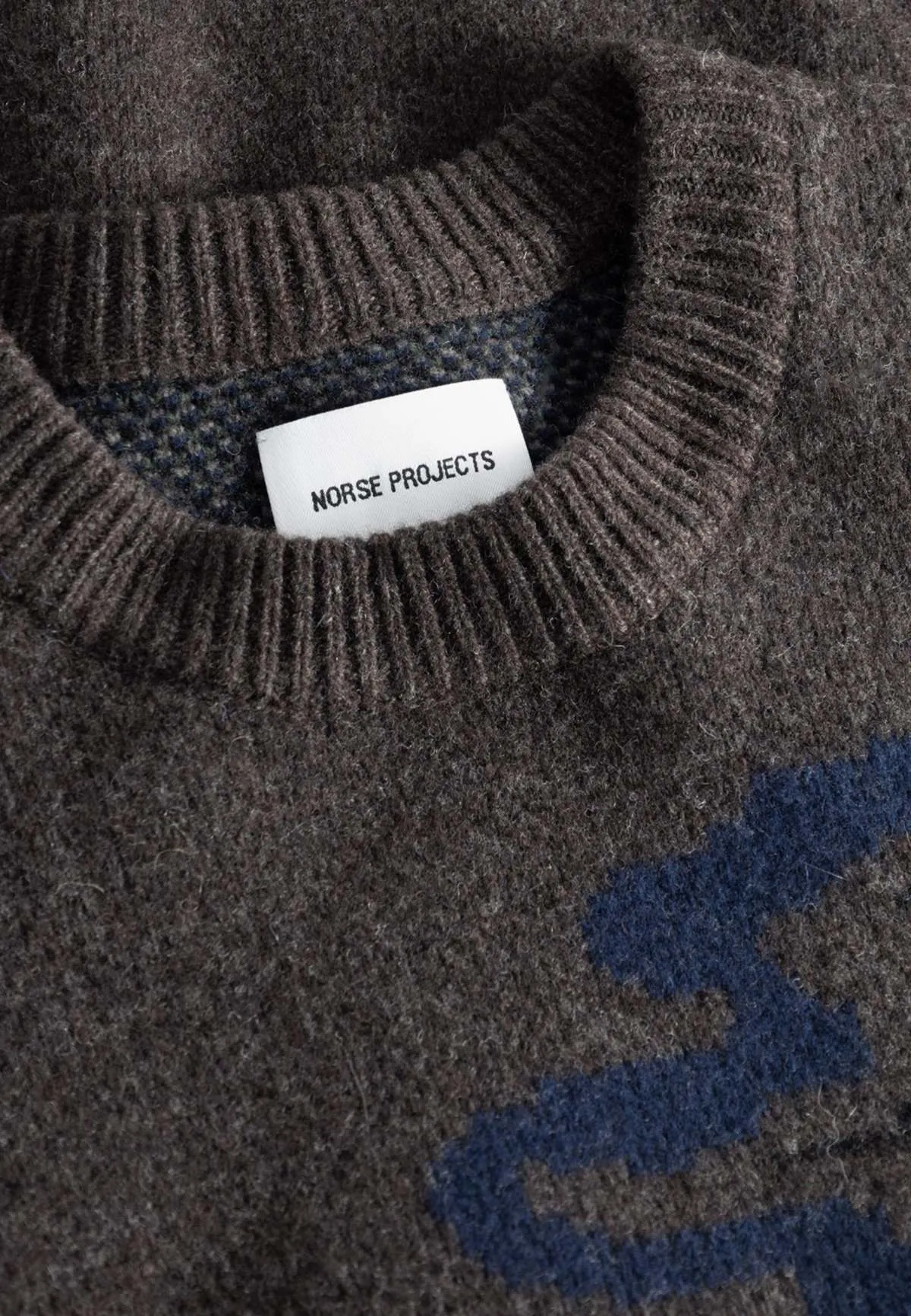 Rune Jacquard Sweater - Espresso