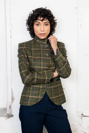 Sasha Tweed Jacket - Country Green Check