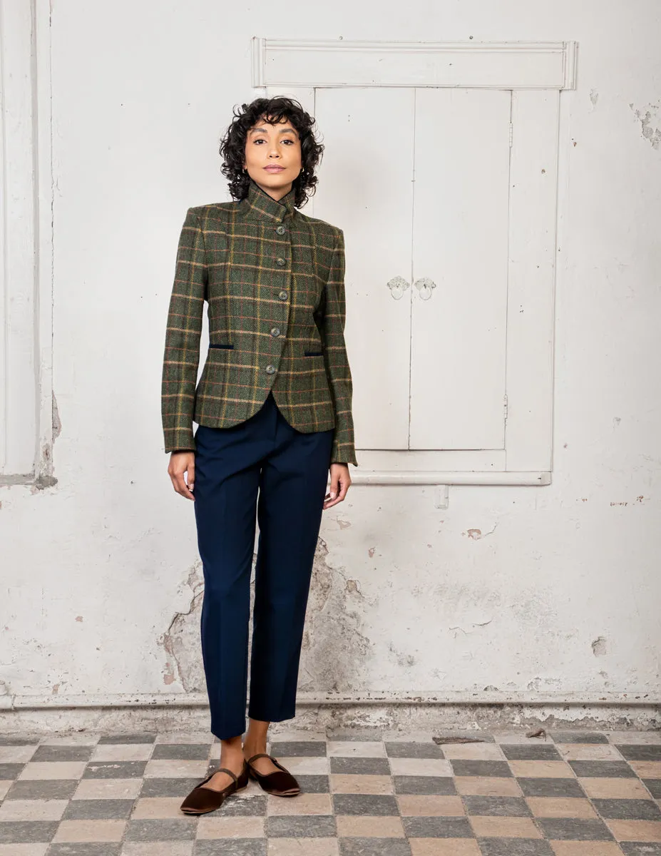 Sasha Tweed Jacket - Country Green Check