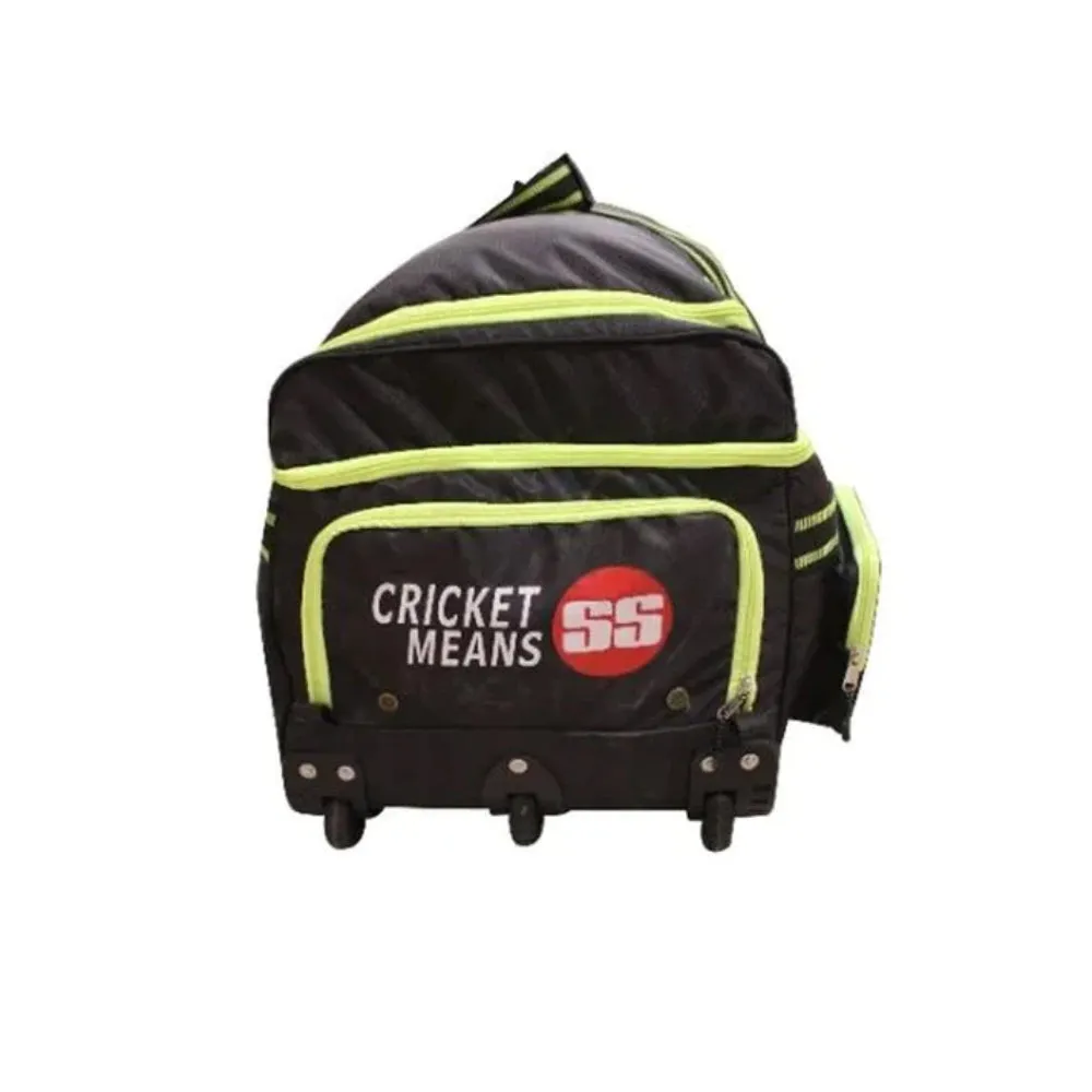 SS Pro Player Wheels Cricket Kit Bag (Black)