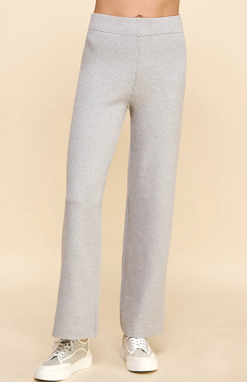 STRAIGHT LEG SWEATER PANTS