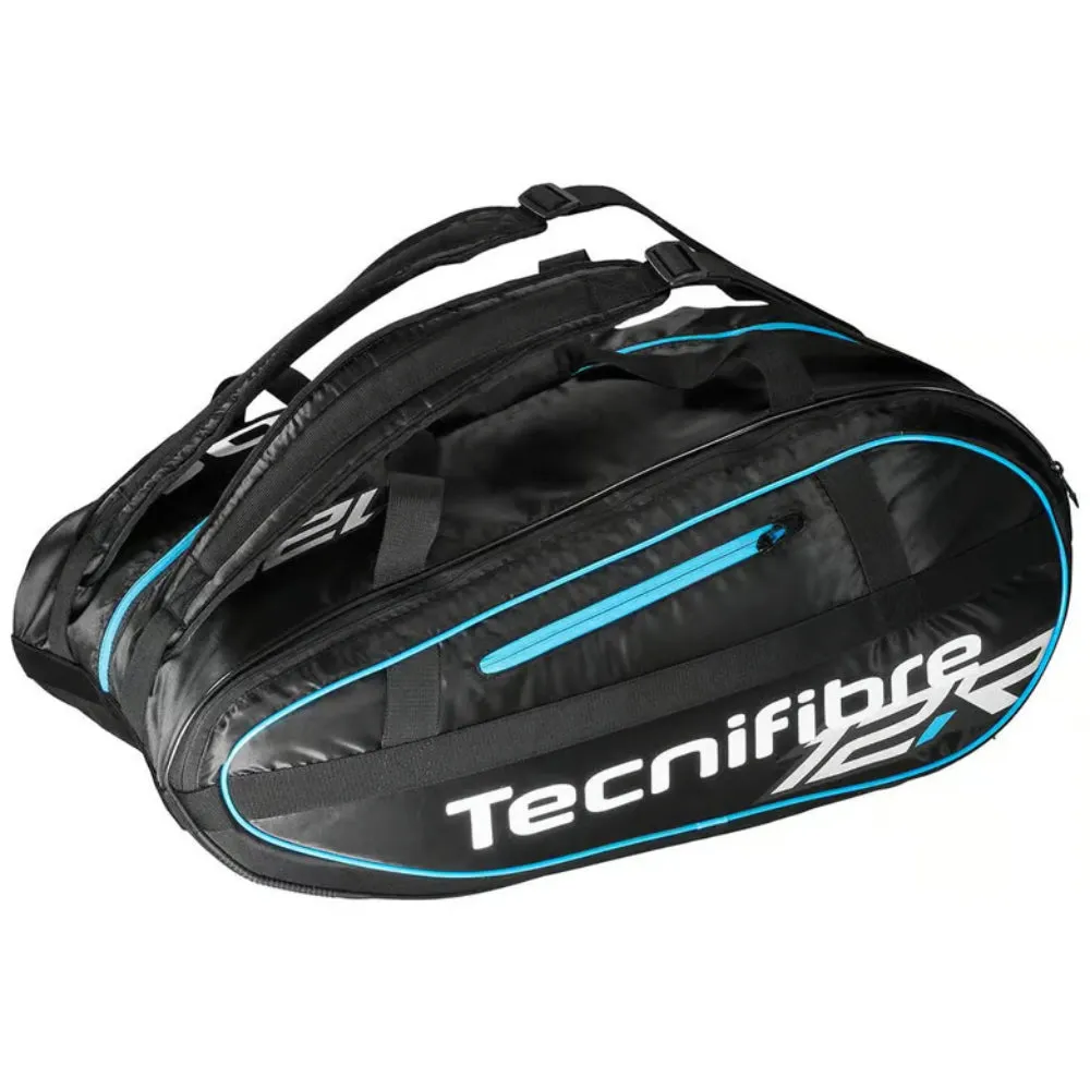 Tecnifibre Team Lite 12R Squash Kit Bag (Black/Blue)