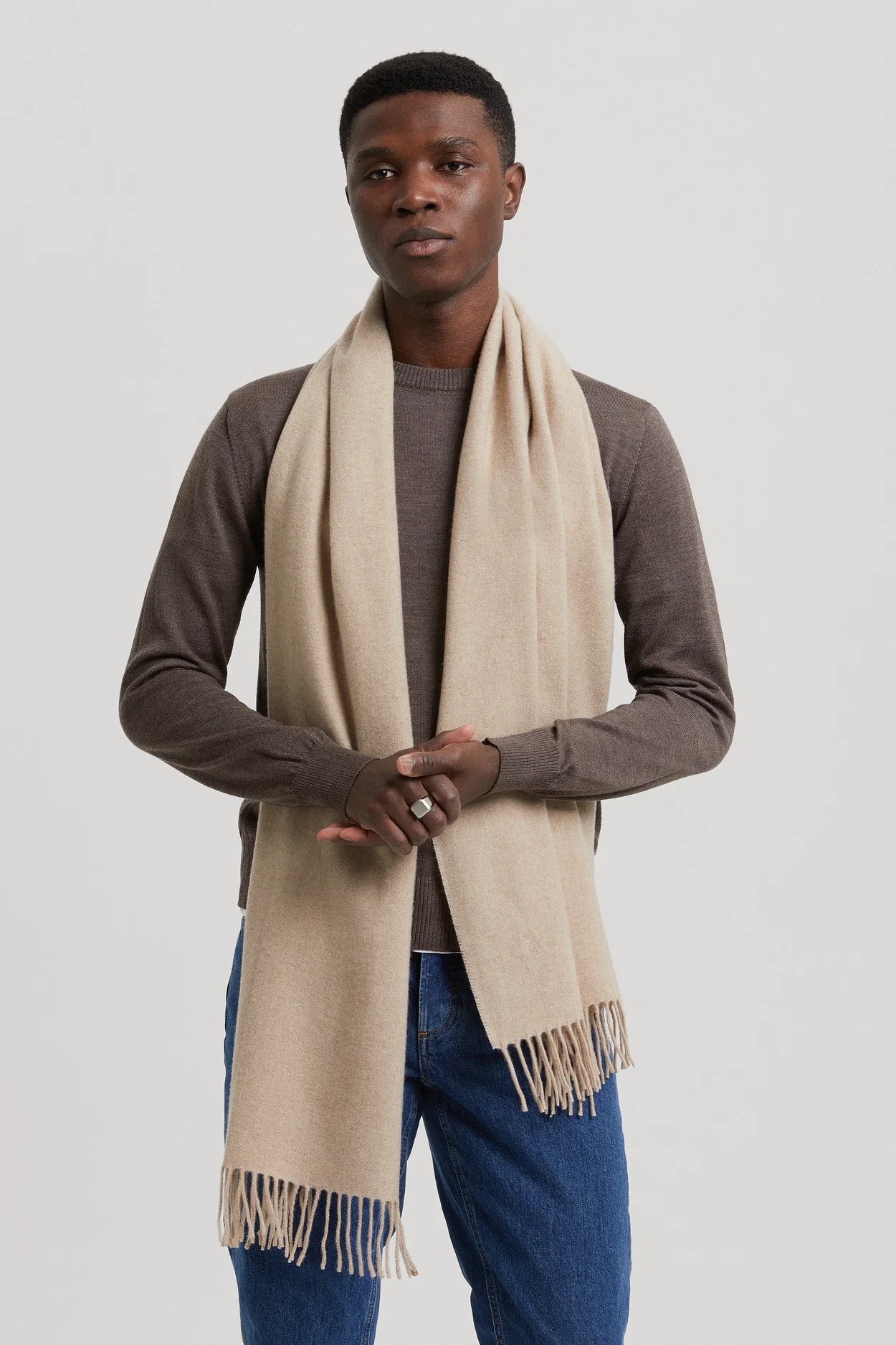 The Oversized Cashmere Wool Scarf