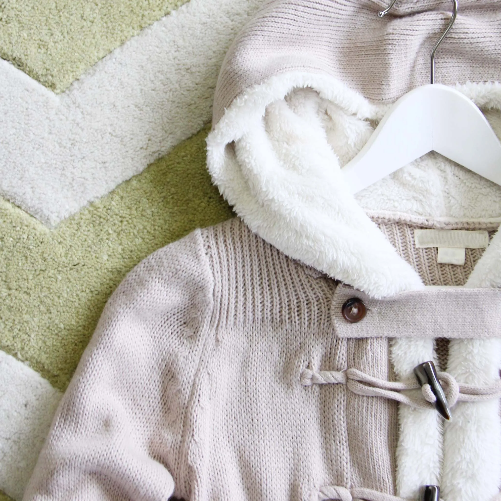 The Snowy Toggle Sweater in Cream