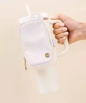 Tumbler Fanny Pack - White