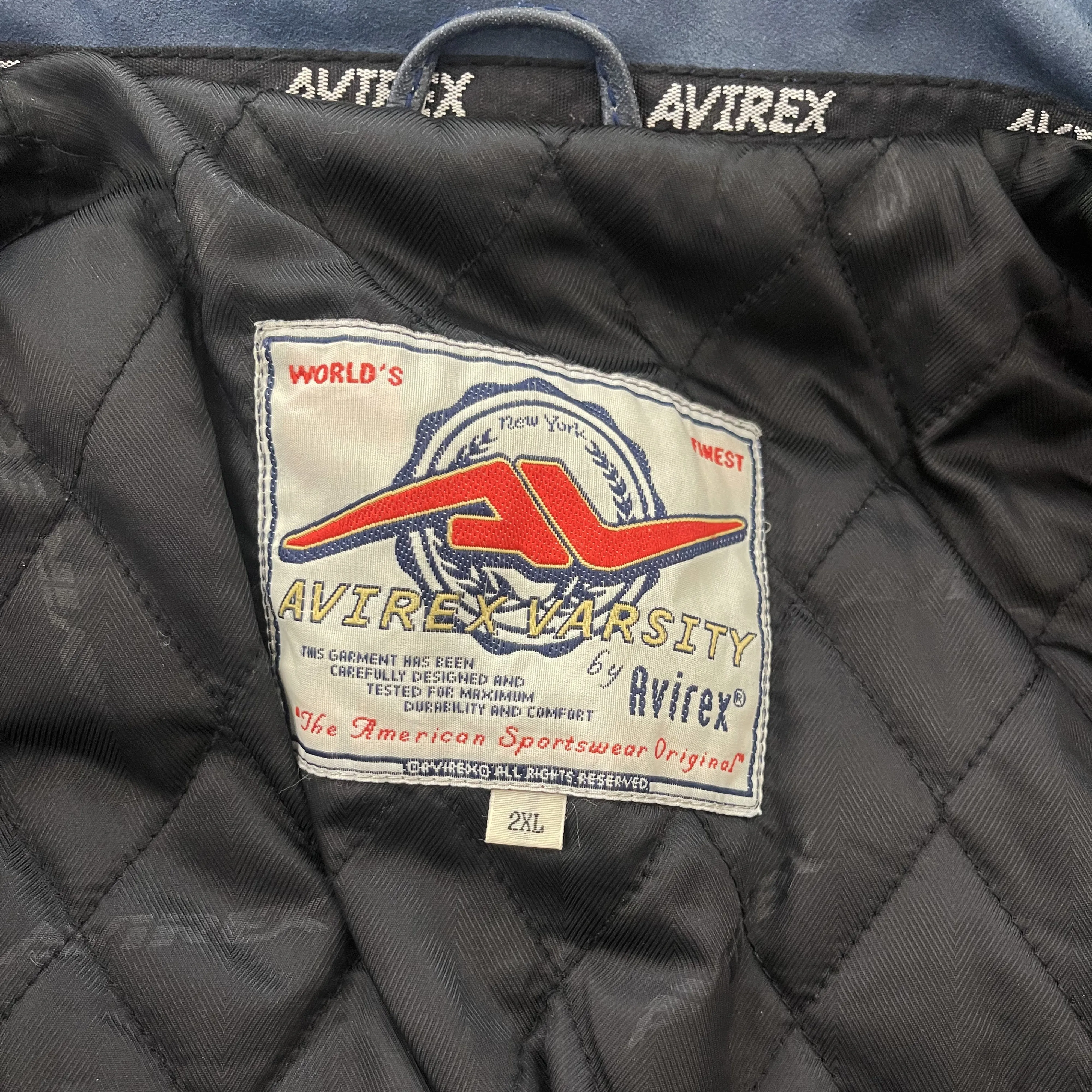 Vintage Avirex Leather Varsity Jacket