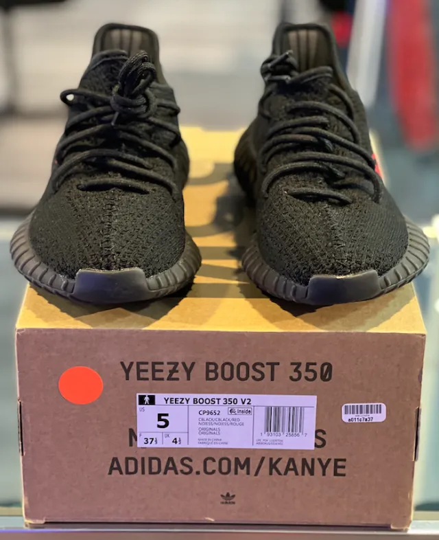 Vnds adidas yeezy boost 350 v2 black red (2017/2020)