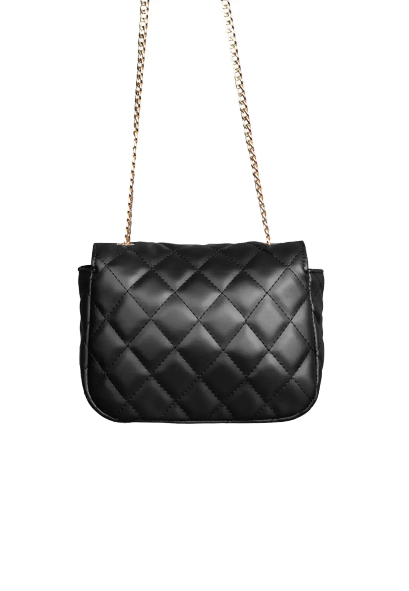 VOIR CHARLOTTE Quilted Vintage Chain Sling Bag