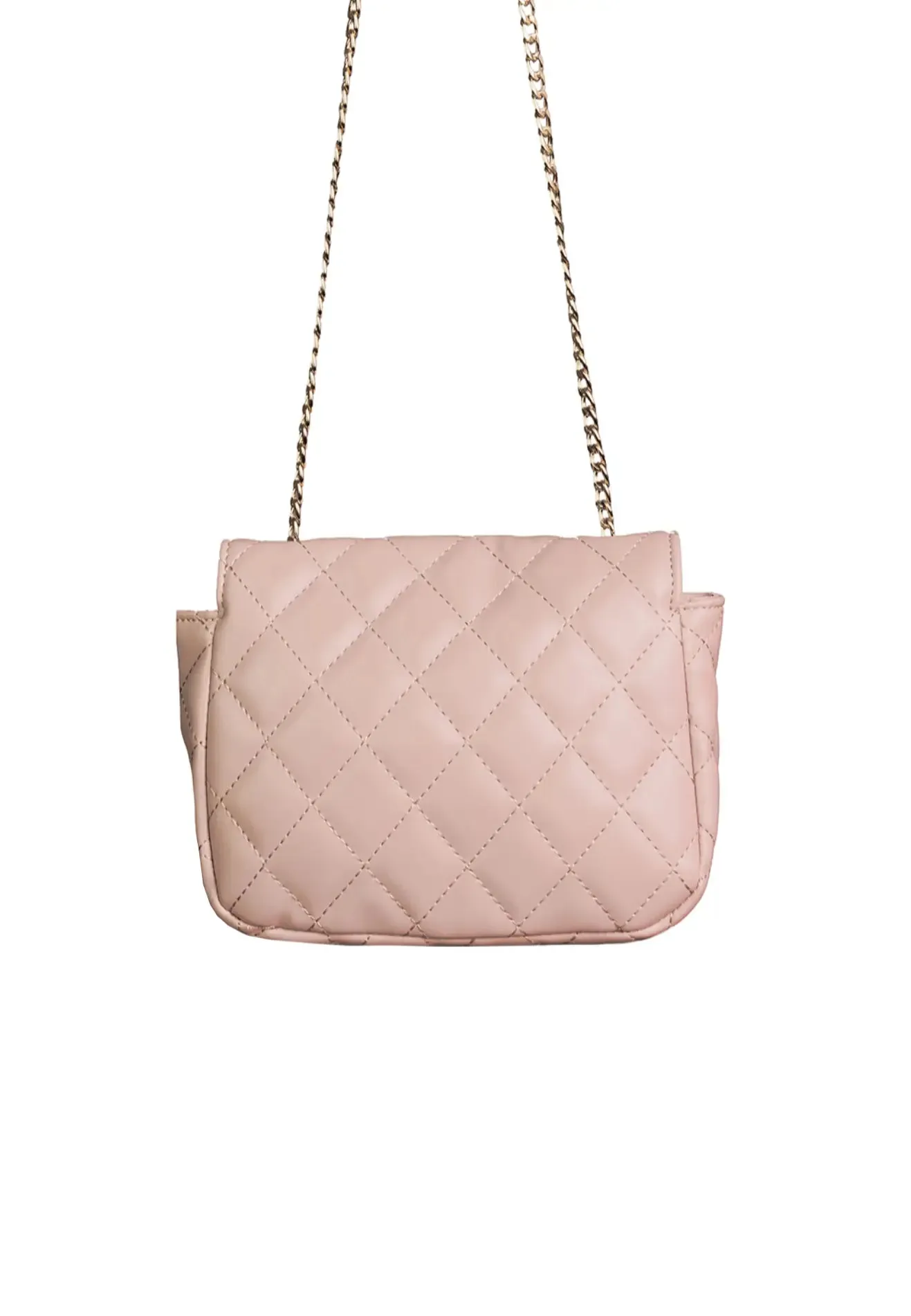 VOIR CHARLOTTE Quilted Vintage Chain Sling Bag