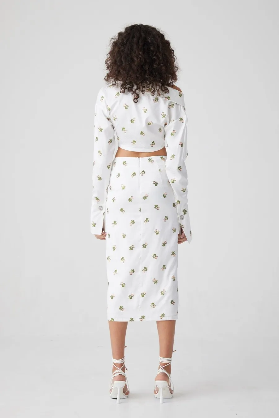 Women Atoir  | Petal Skirt Off White