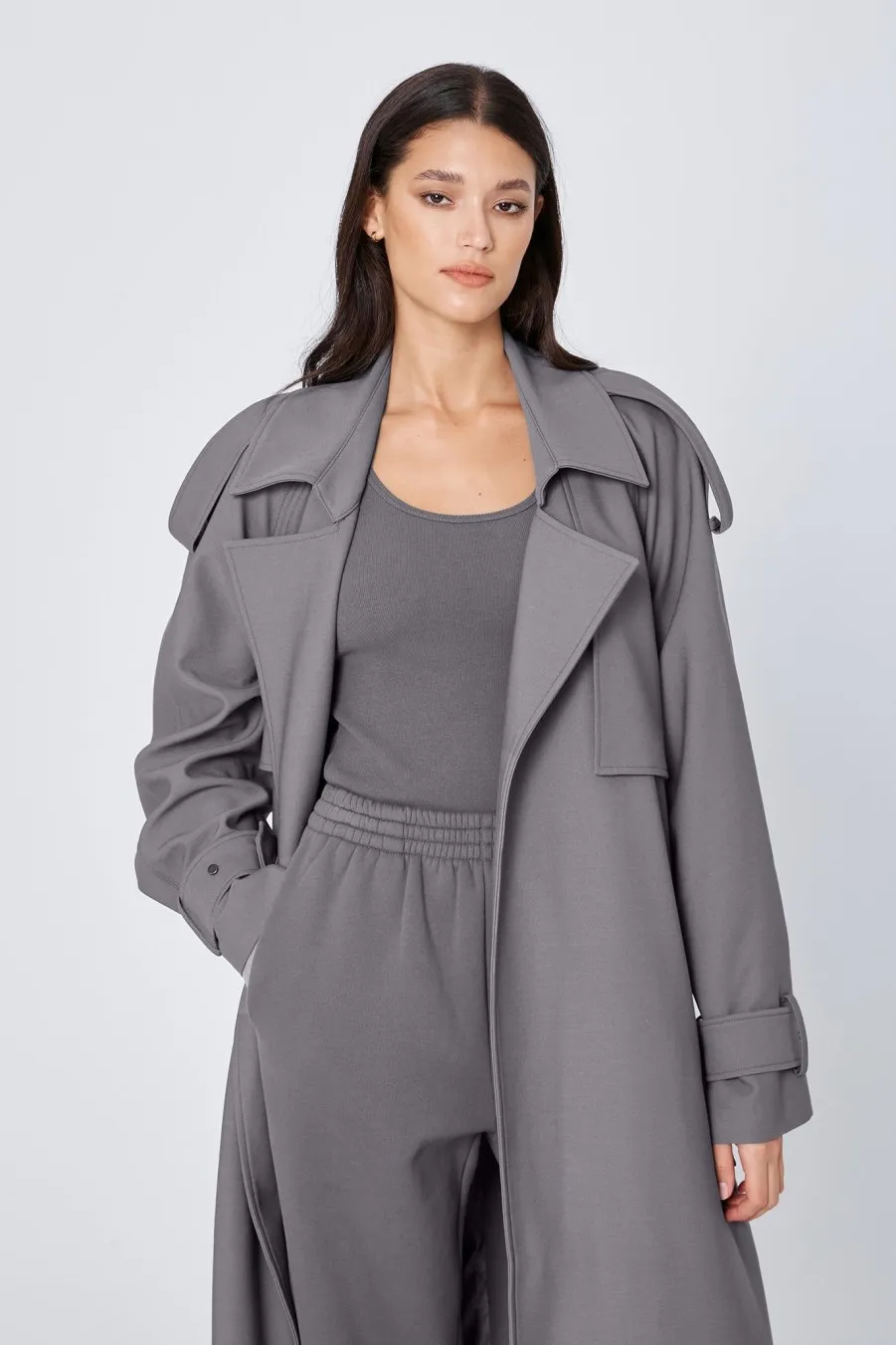 Women Atoir  | The Trench Coat Stone