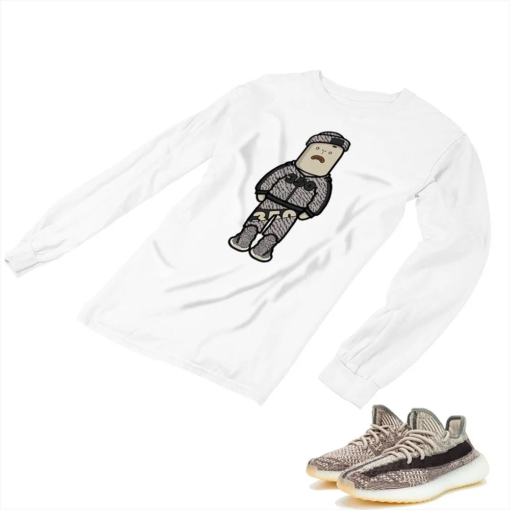 Yeezy Boost 350 zyon Matching Custom Designed Long Sleeve T shirt AD-Y-18-12